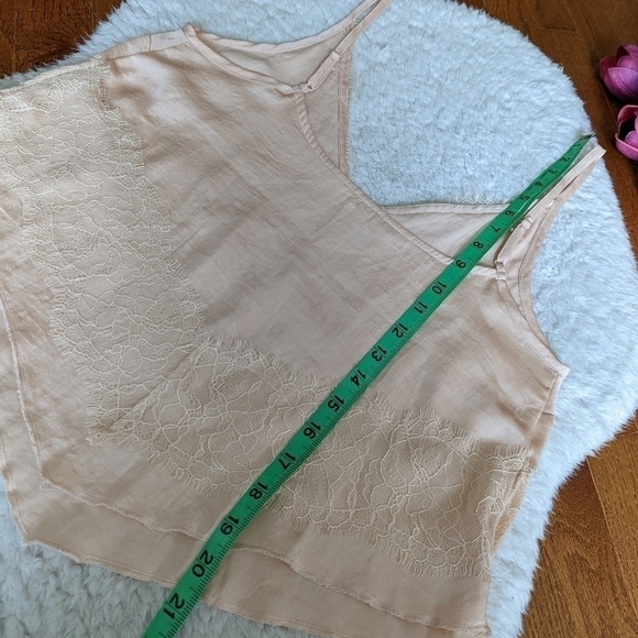 FREE PEOPLE intimately your eyes cami lace satin camisole xs small - Picture 8 of 10